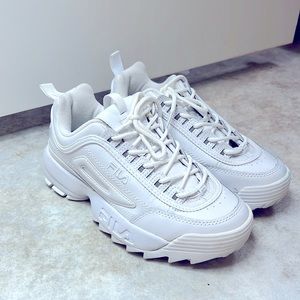 Fila disruptor all white